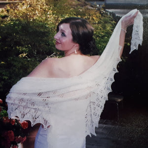 Lacy Wedding Ring Shawl